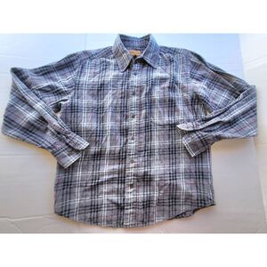 Men's St, John's Bay button down flannel Cotton size Medium